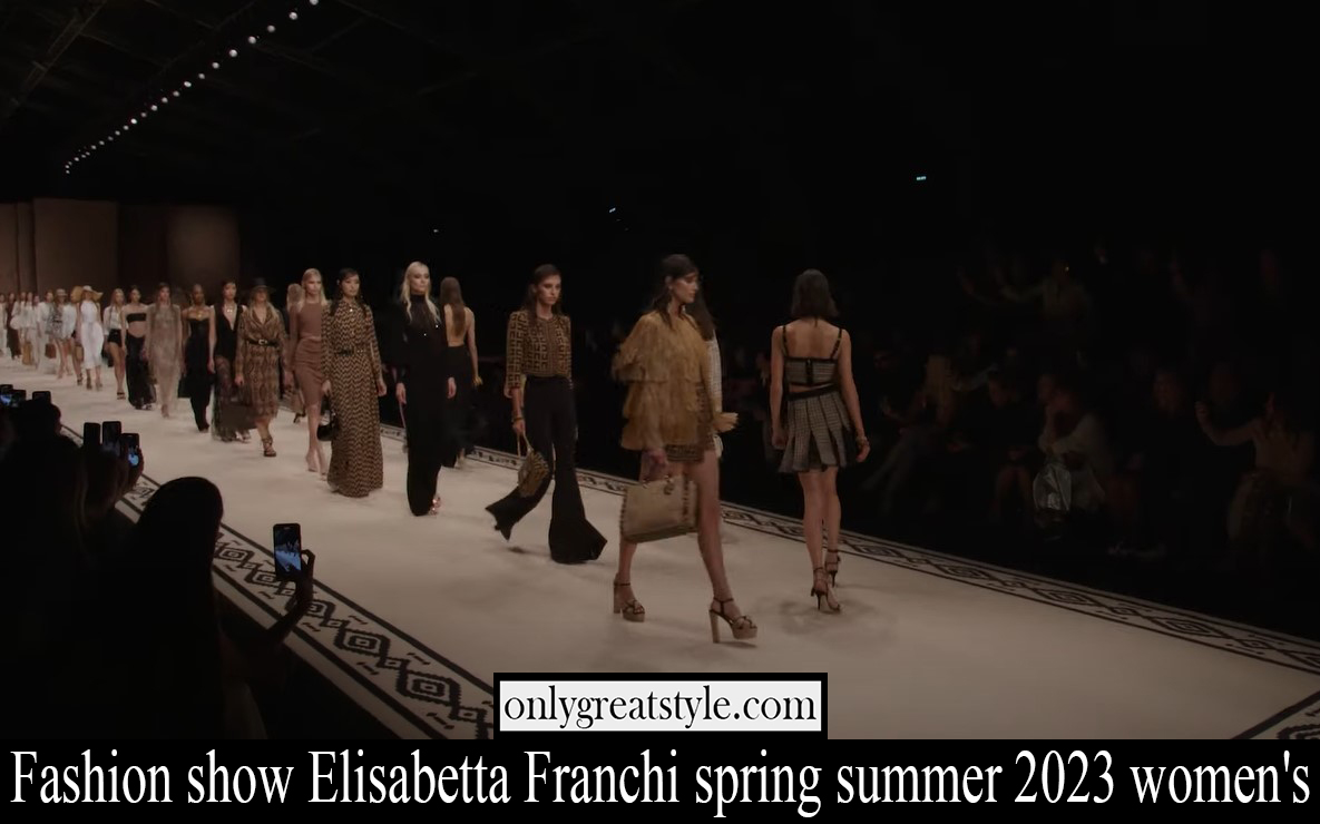 Fashion show Elisabetta Franchi spring summer 2023 womens