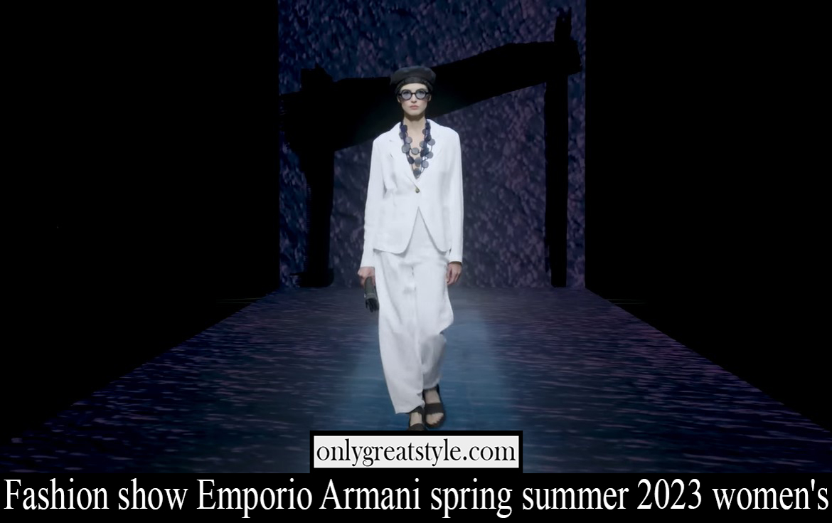 Fashion show Emporio Armani spring summer 2023 womens