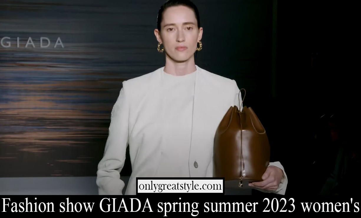 Fashion show GIADA spring summer 2023 womens