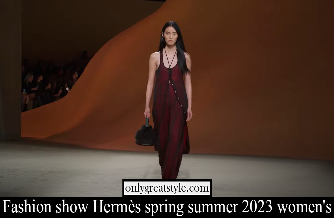 Fashion show Hermes spring summer 2023 womens