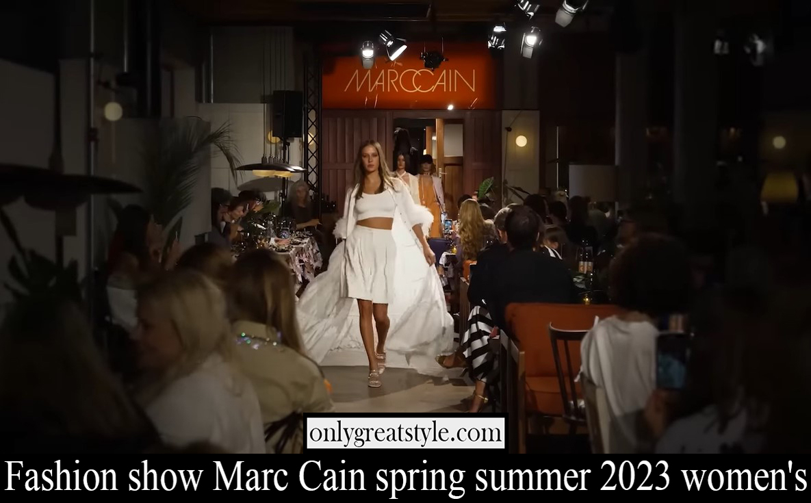 Fashion show Marc Cain spring summer 2023 womens
