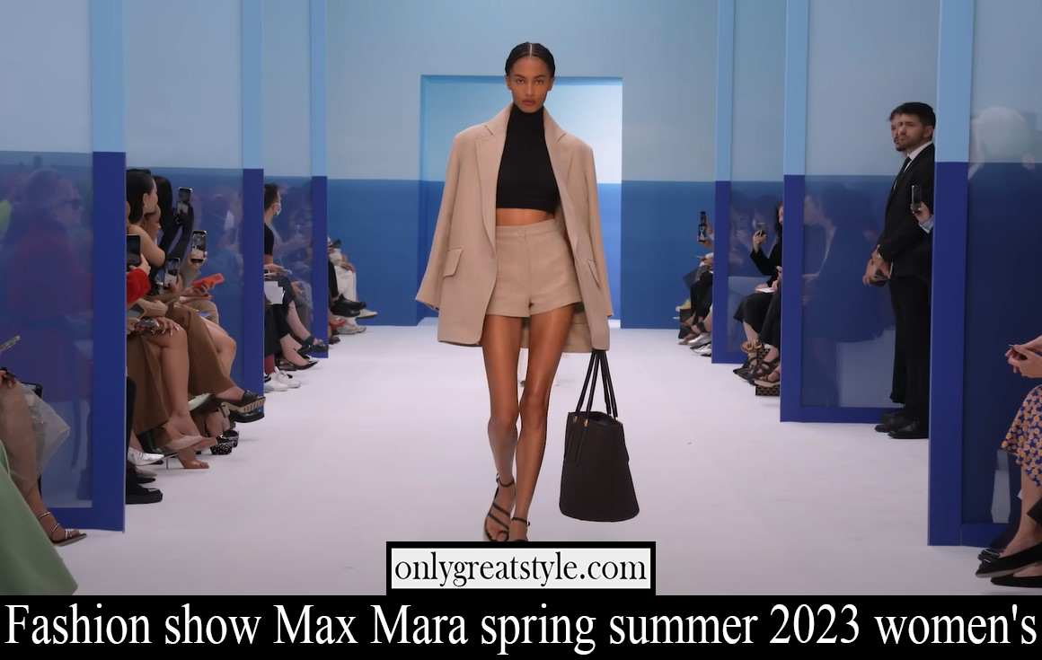 Fashion show Max Mara spring summer 2023 womens