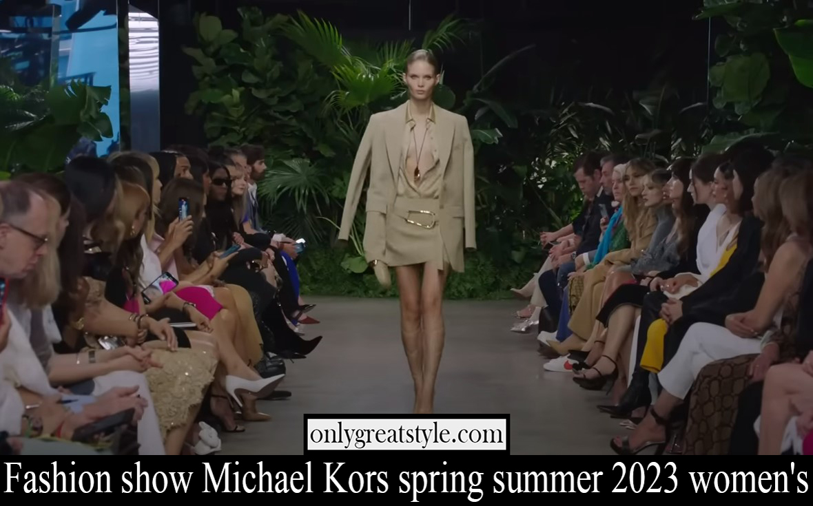 Fashion show Michael Kors spring summer 2023 womens