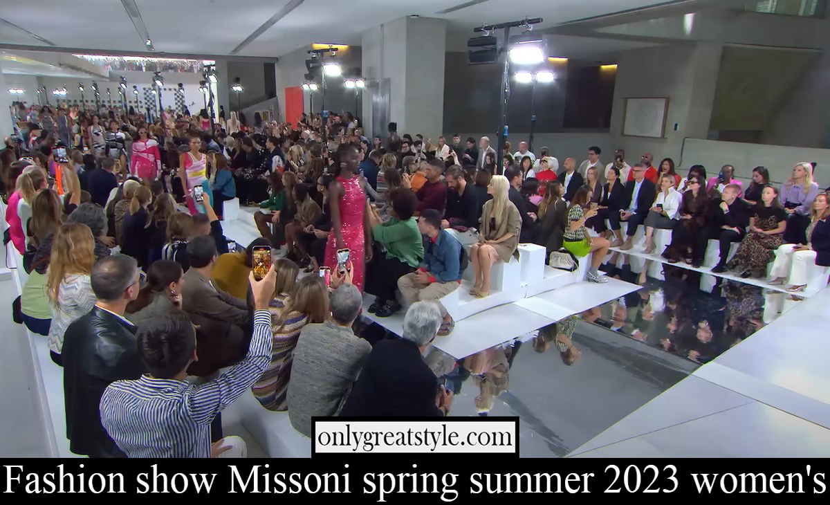 Fashion show Missoni spring summer 2023 womens