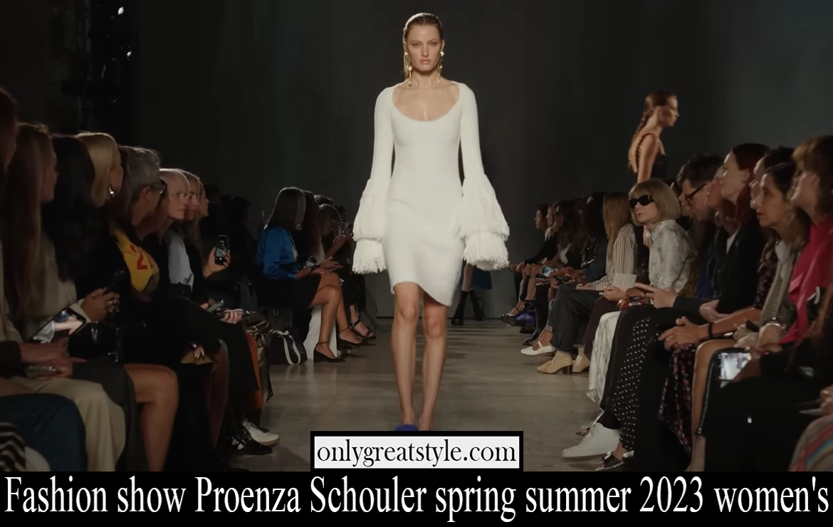 Fashion show Proenza Schouler spring summer 2023 womens