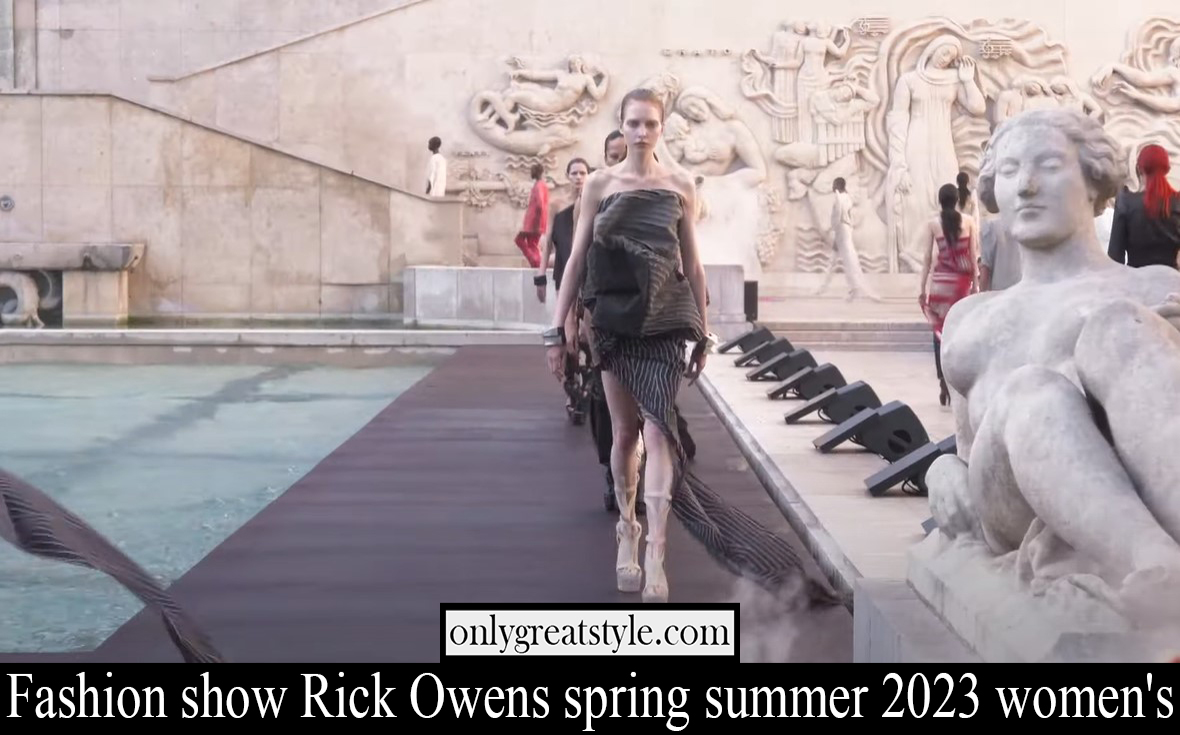 Fashion show Rick Owens spring summer 2023 womens