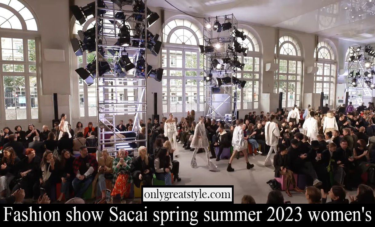 Fashion show Sacai spring summer 2023 womens