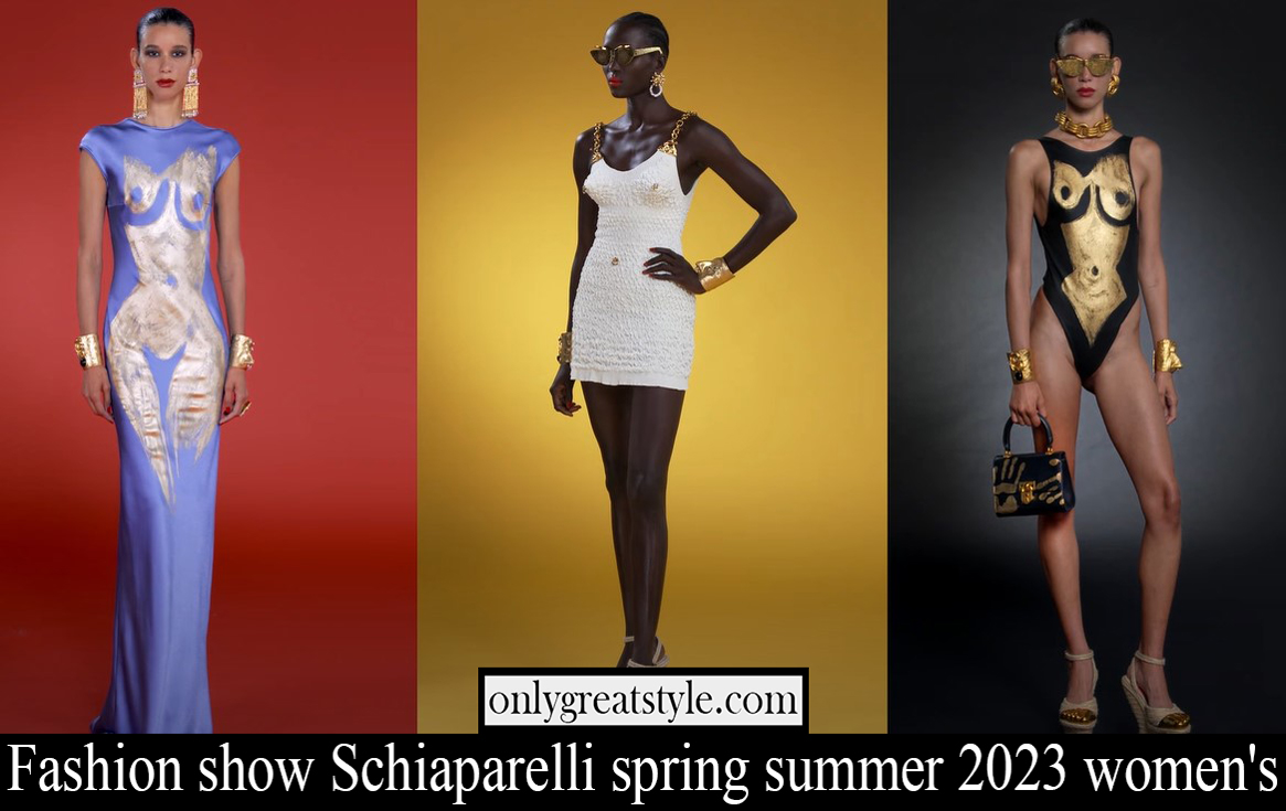 Fashion show Schiaparelli spring summer 2023 womens