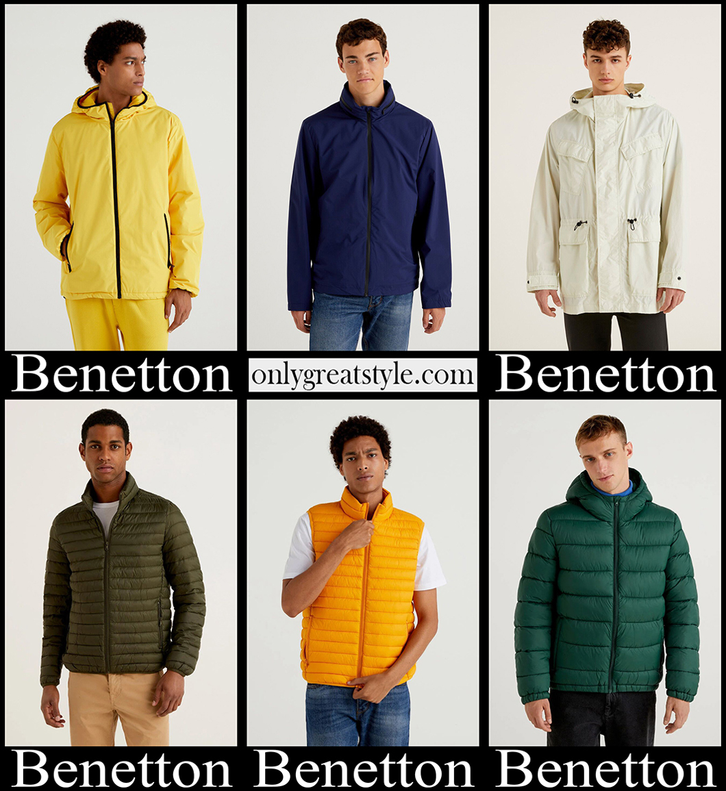 Benetton jackets 2023 new arrivals mens clothing