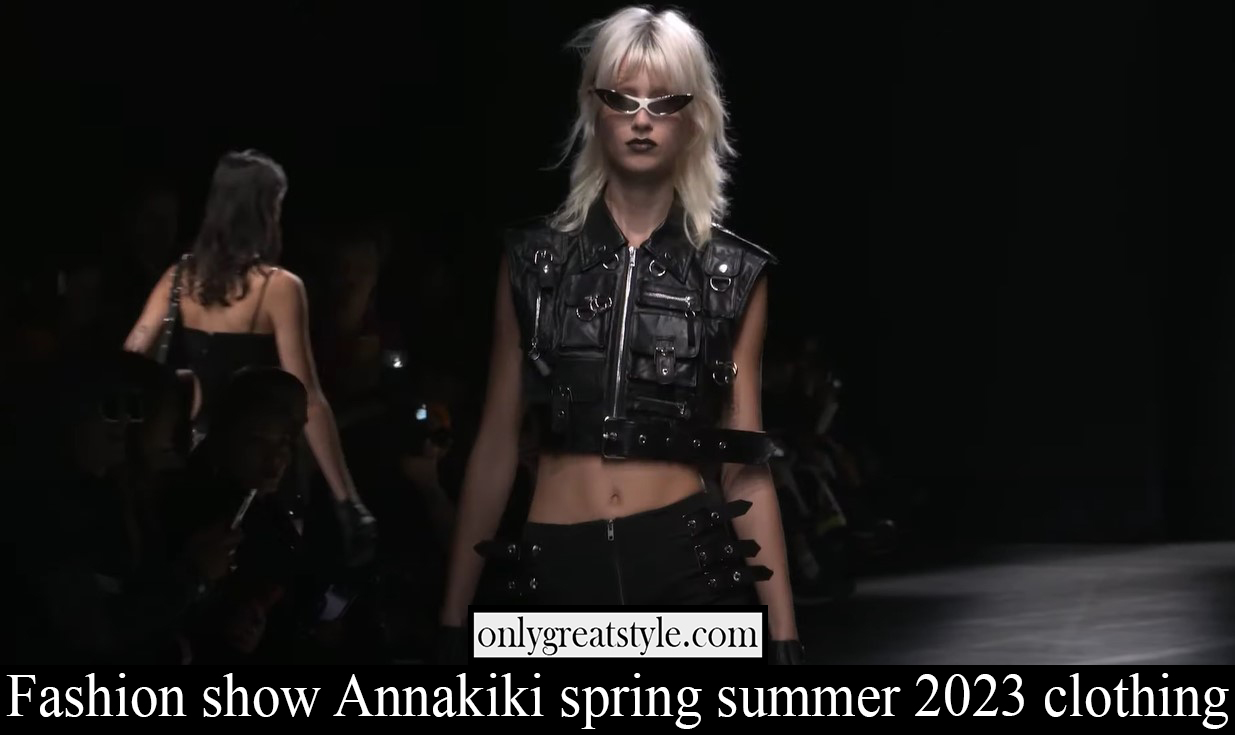 Fashion show Annakiki spring summer 2023 clothing
