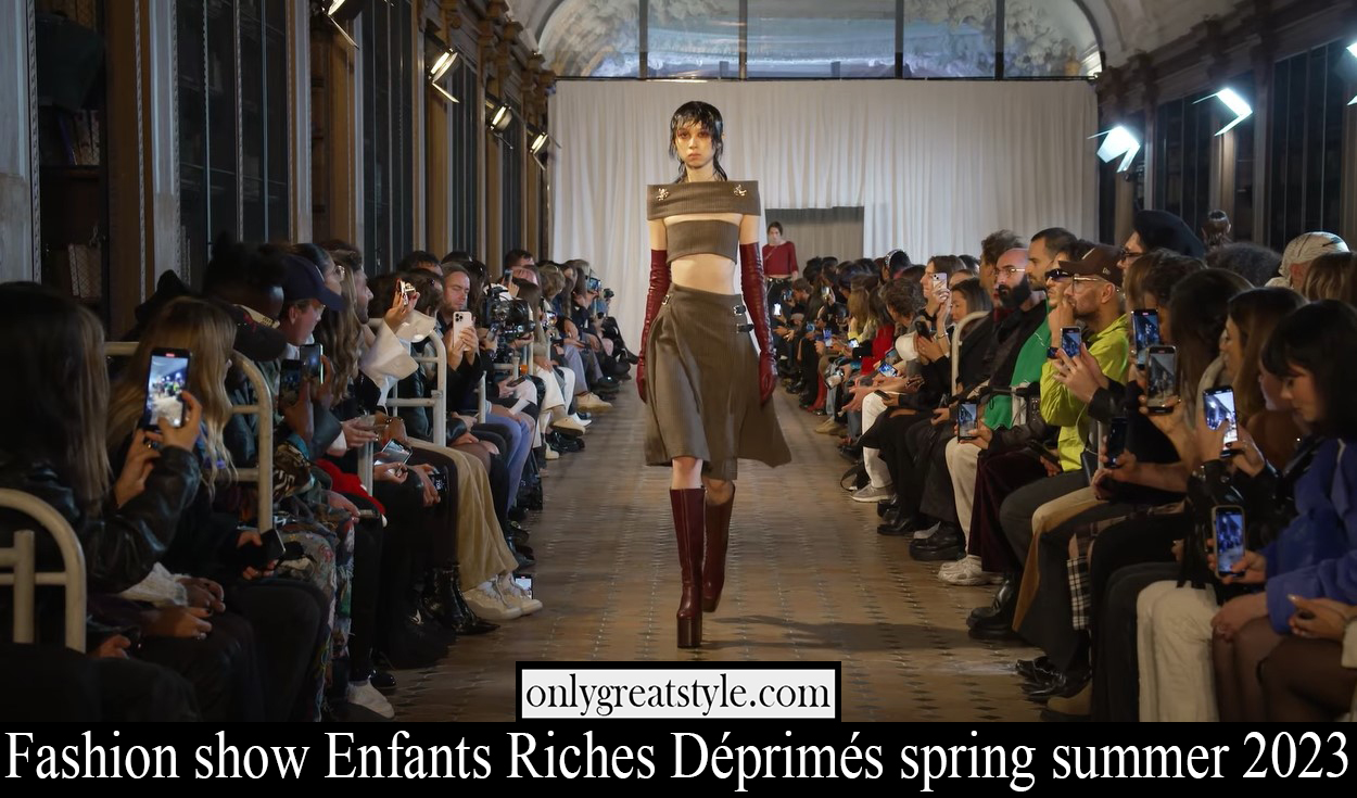Fashion show Enfants Riches Deprimes spring summer 2023