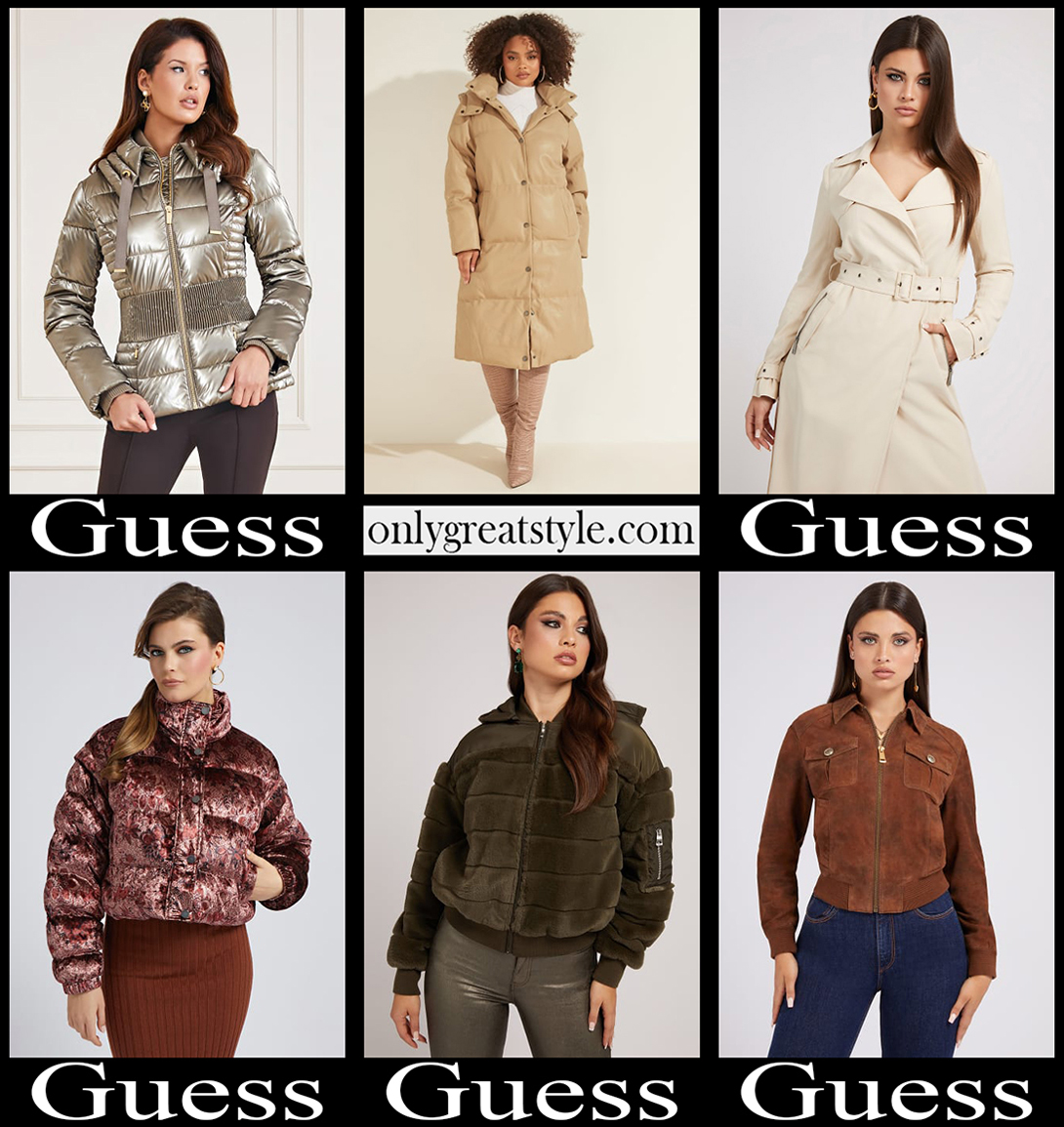 Guess jackets 2023 new arrivals womens clothing