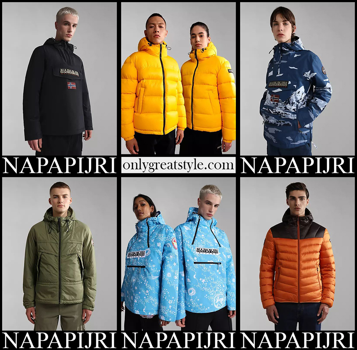 Napapijri jackets 2023 new arrivals mens clothing