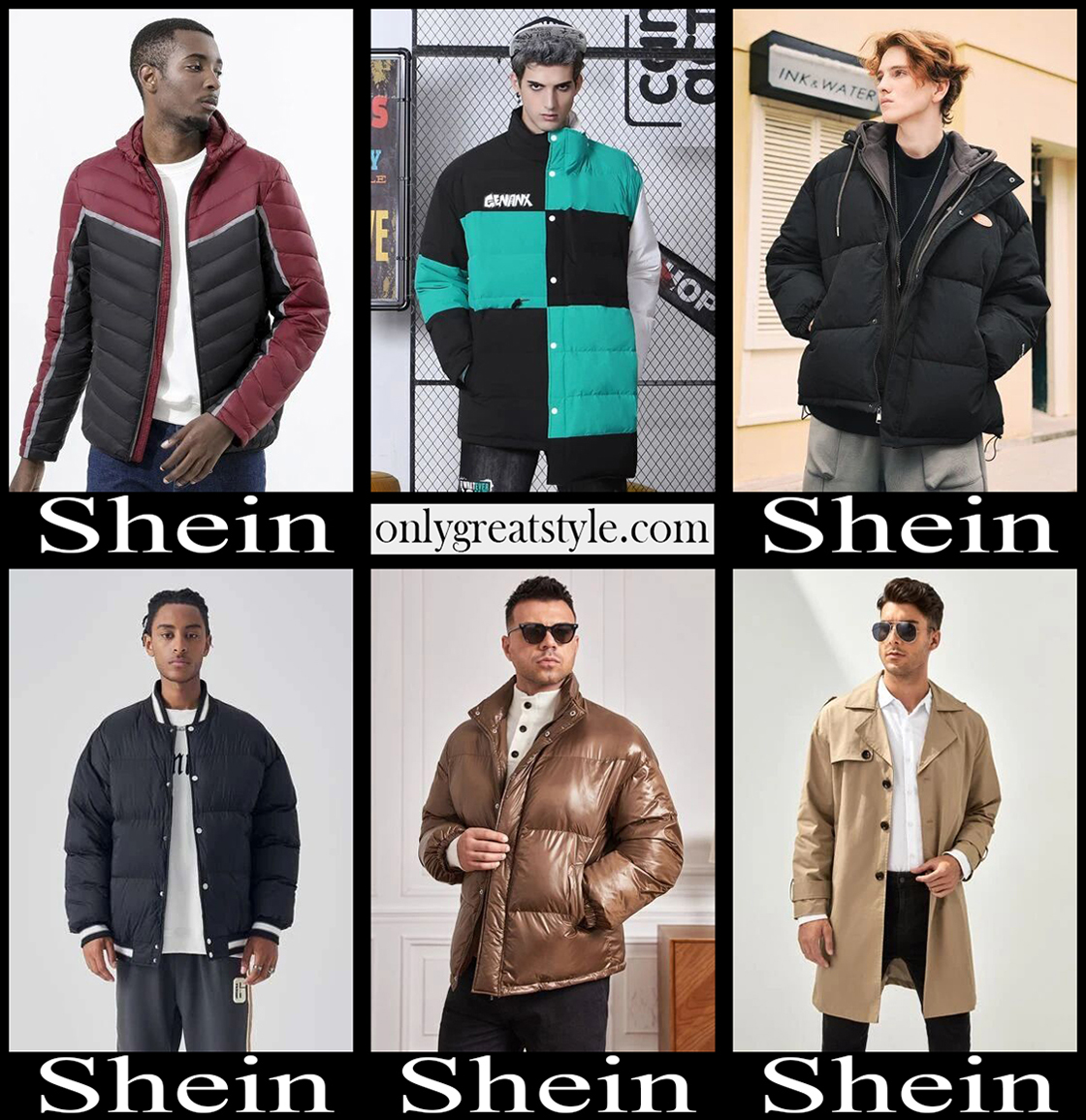 Shein jackets 2023 new arrivals mens clothing
