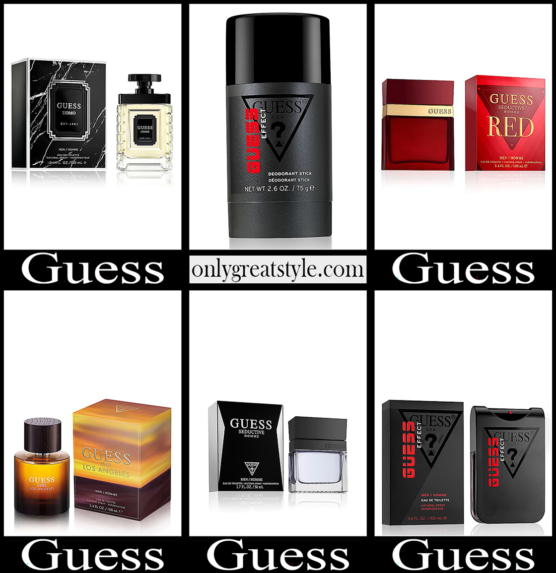 Guess perfumes 2023 new arrivals gift ideas for men