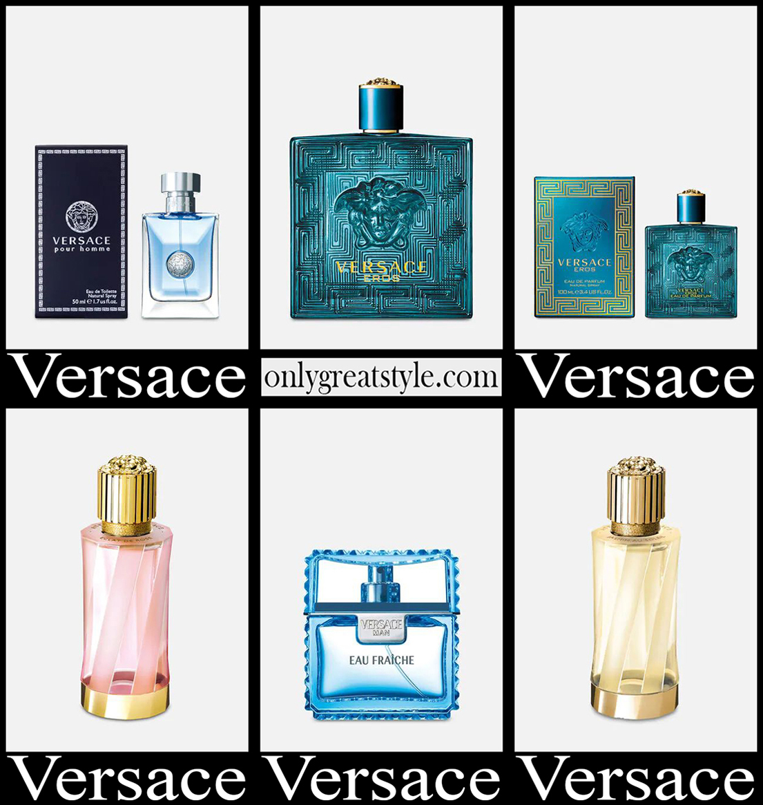 Versace perfumes 2023 new arrivals gift ideas for men