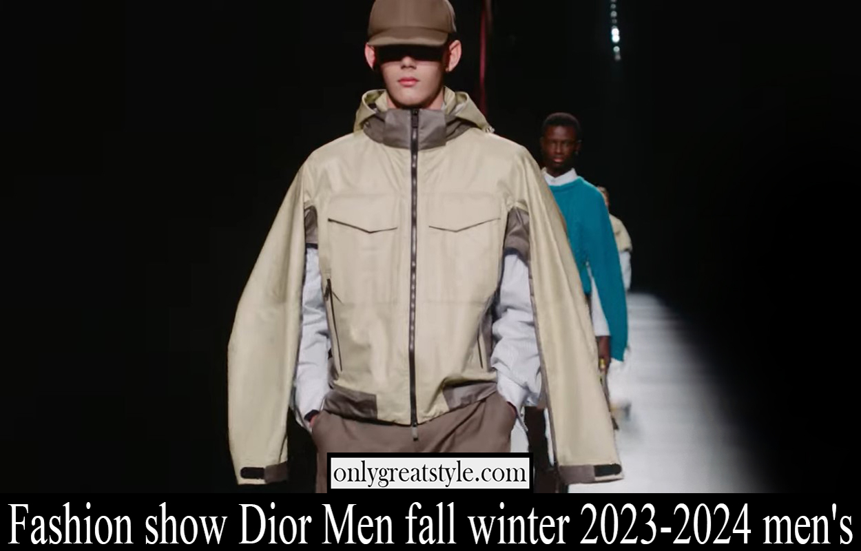 Fashion show Dior Men fall winter 2023 2024 mens