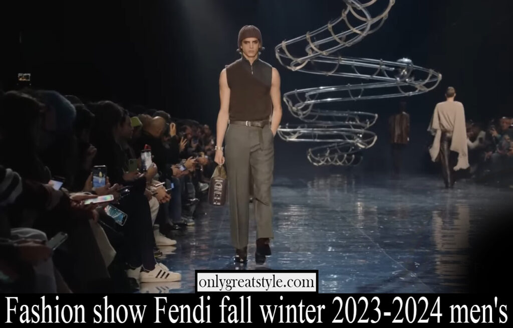 Fashion show Fendi fall winter 2023-2024 men's
