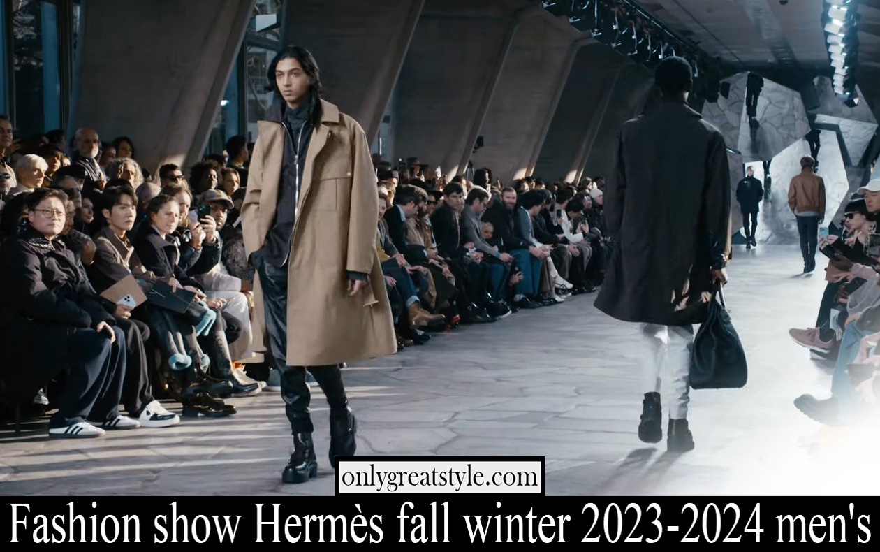 Fashion show Hermès fall winter 2023-2024 men’s