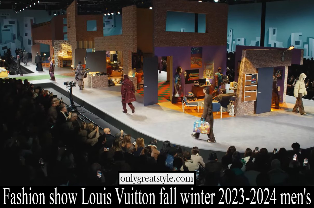 Fashion show Louis Vuitton fall winter 2023 2024 mens