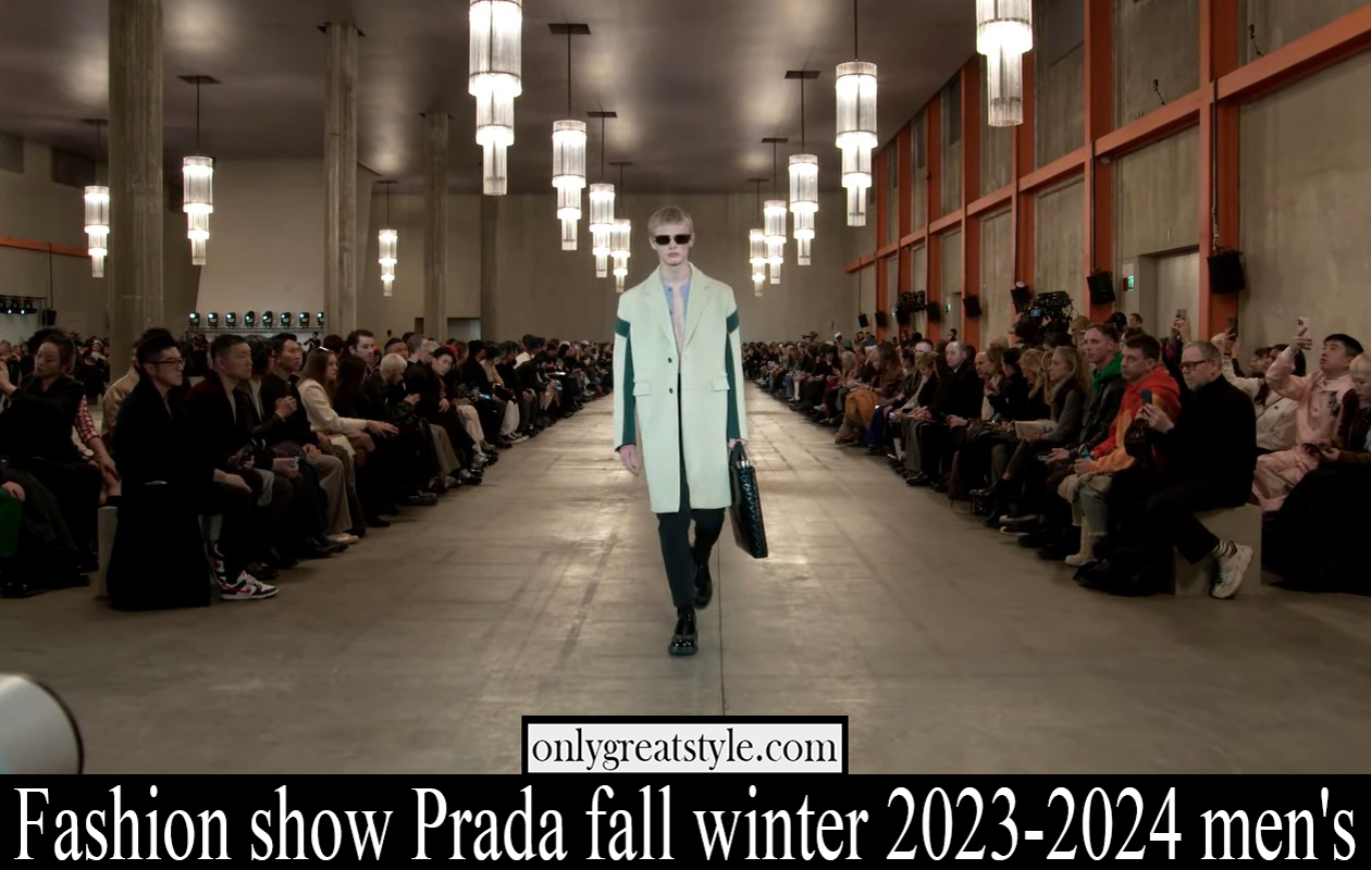 Fashion show Prada fall winter 2023 2024 mens