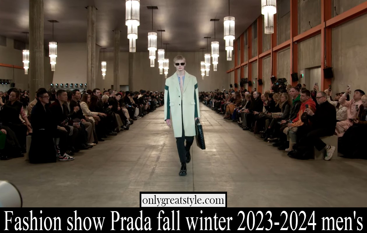 Fashion show Prada fall winter 2023 2024 mens Fashion show Prada fall winter 2023 2024 mens