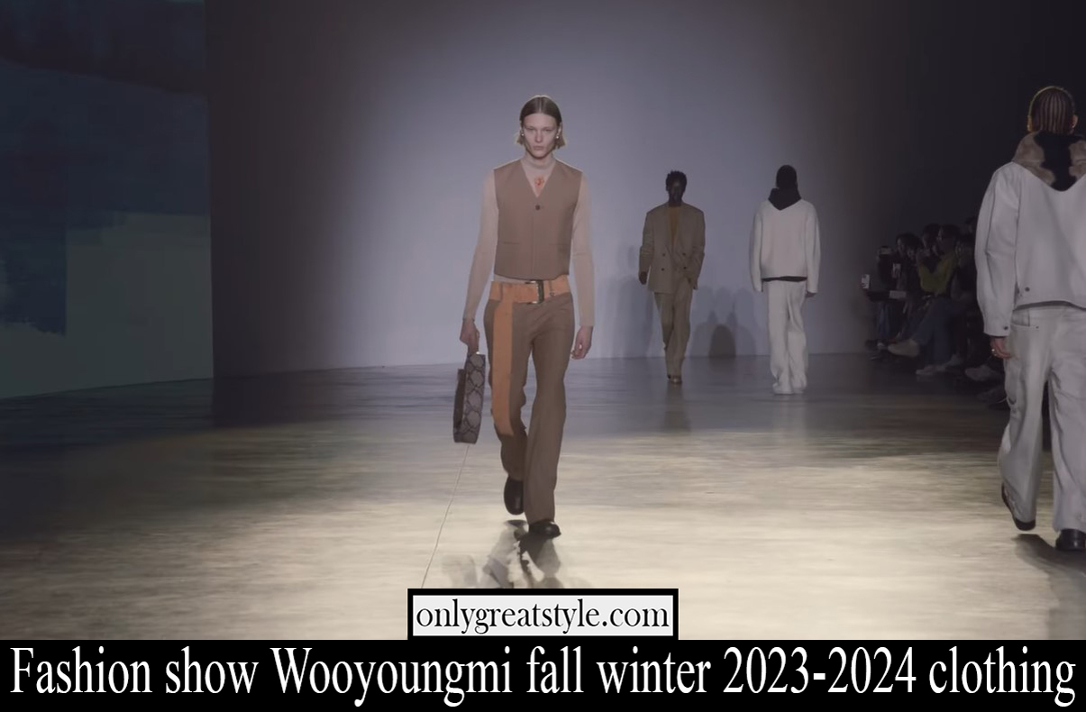 Fashion show Wooyoungmi fall winter 2023 2024 clothing