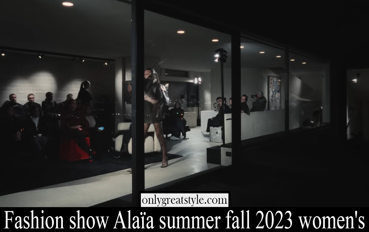 Fashion show Alaia summer fall 2023 womens