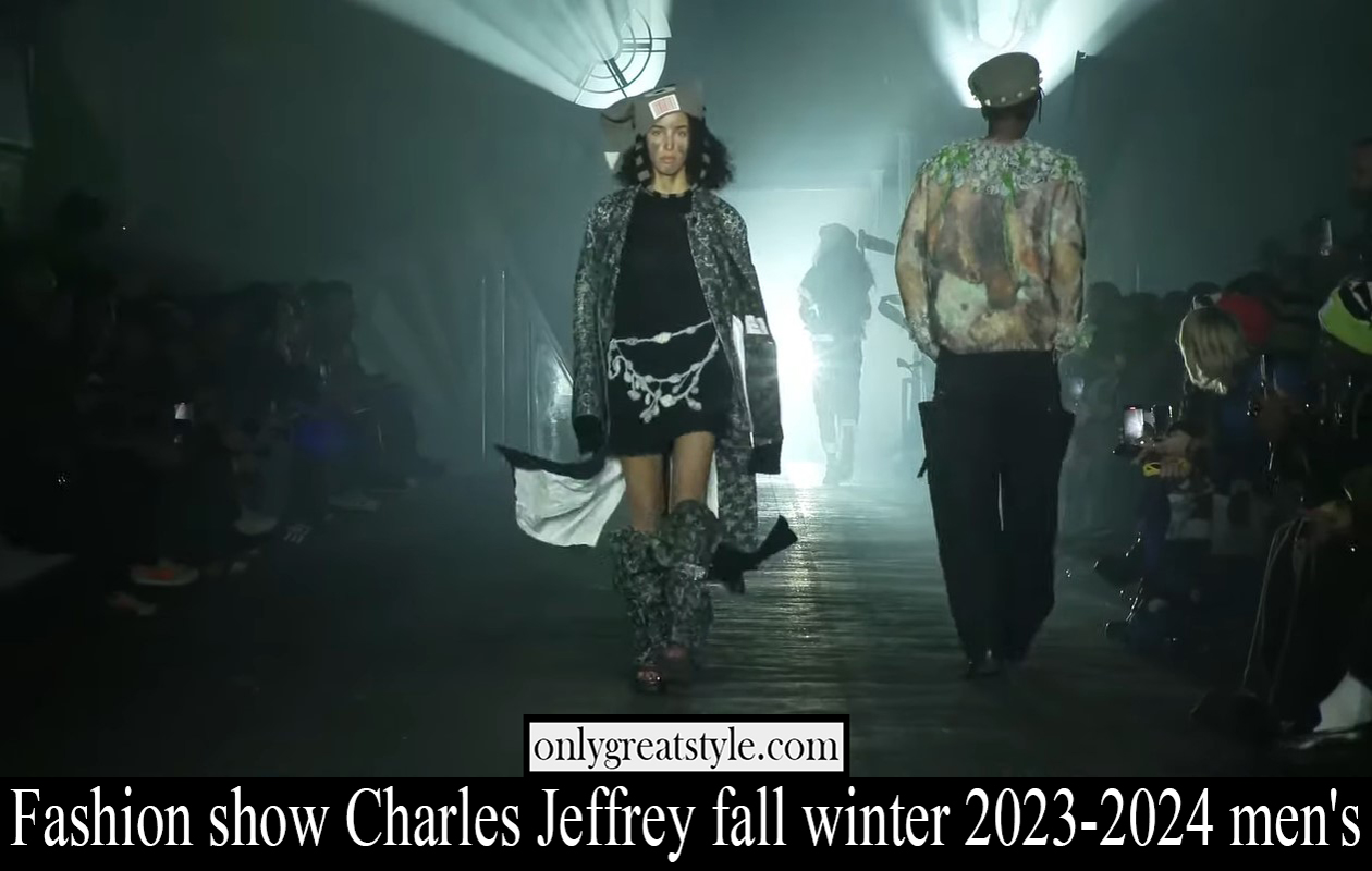 Fashion show Charles Jeffrey fall winter 2023-2024 men's