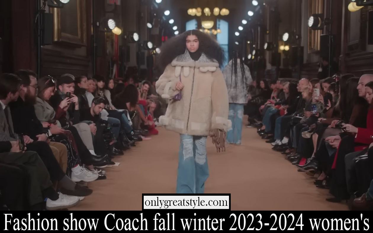 Fashion show Coach fall winter 2023 2024 womens