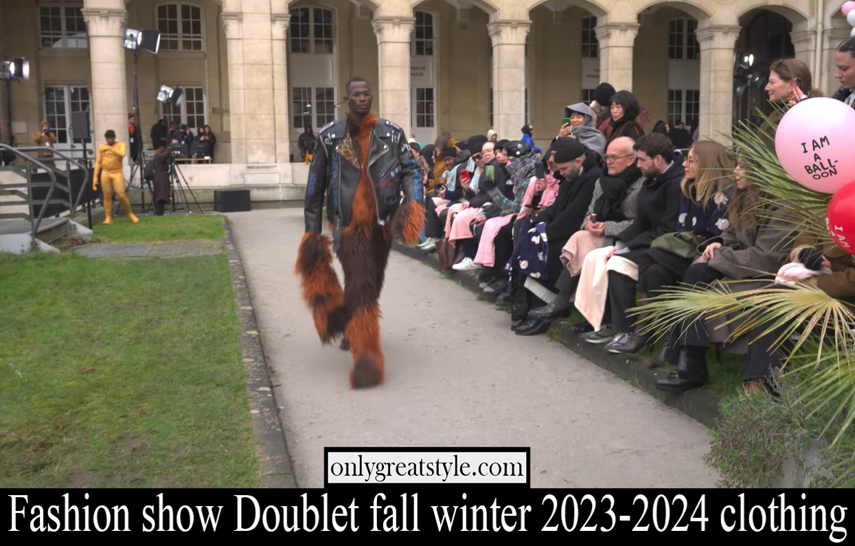 Fashion show Doublet fall winter 2023 2024 clothing