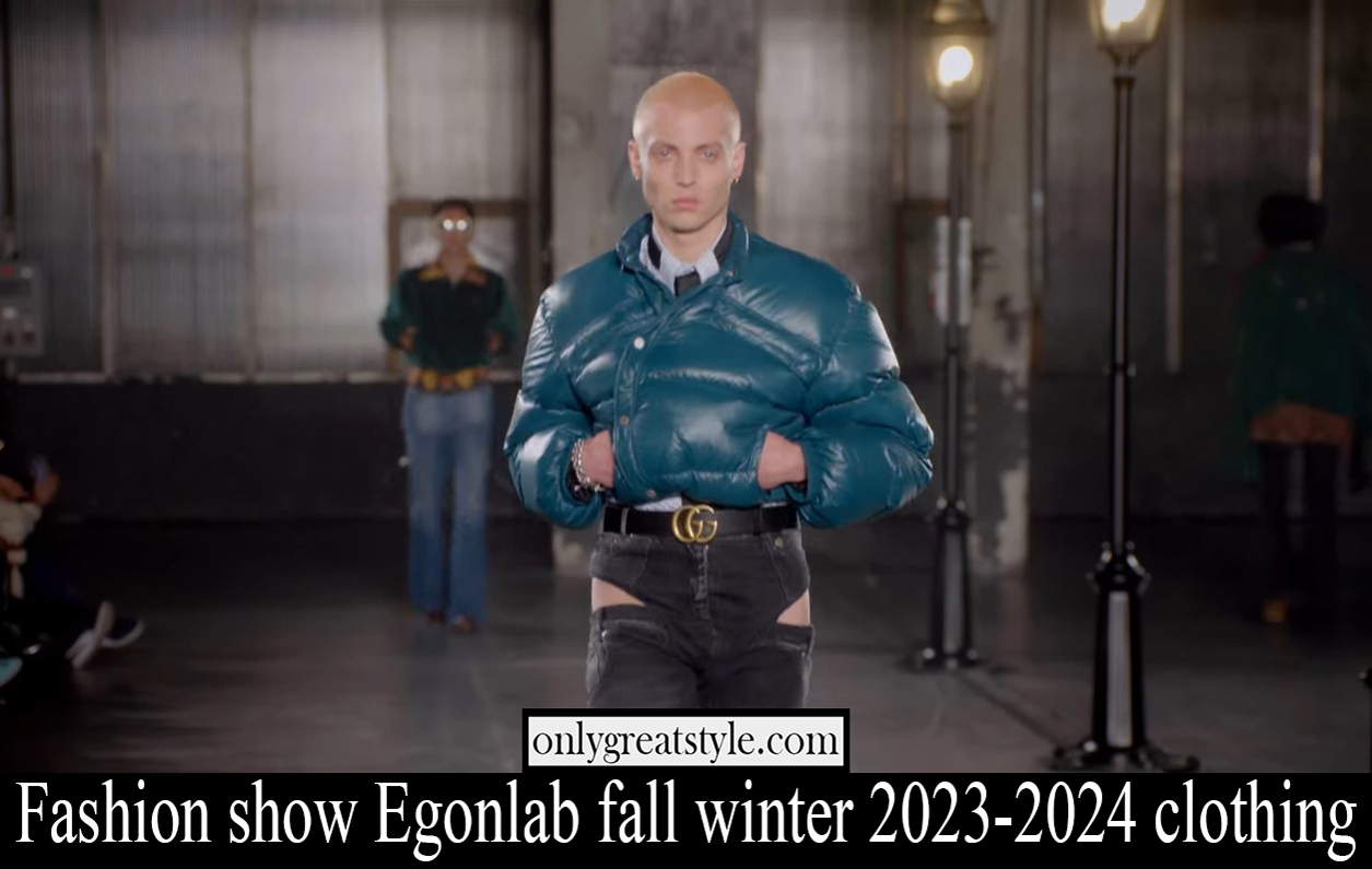 Fashion show Egonlab fall winter 2023 2024 clothing
