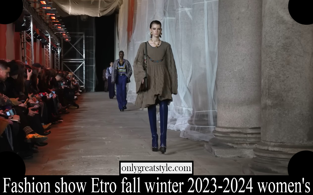 Fashion show Etro fall winter 2023 2024 womens