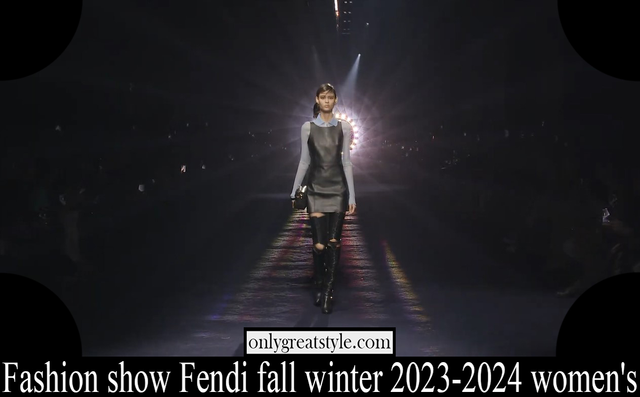 Fashion show Fendi fall winter 2023 2024 womens