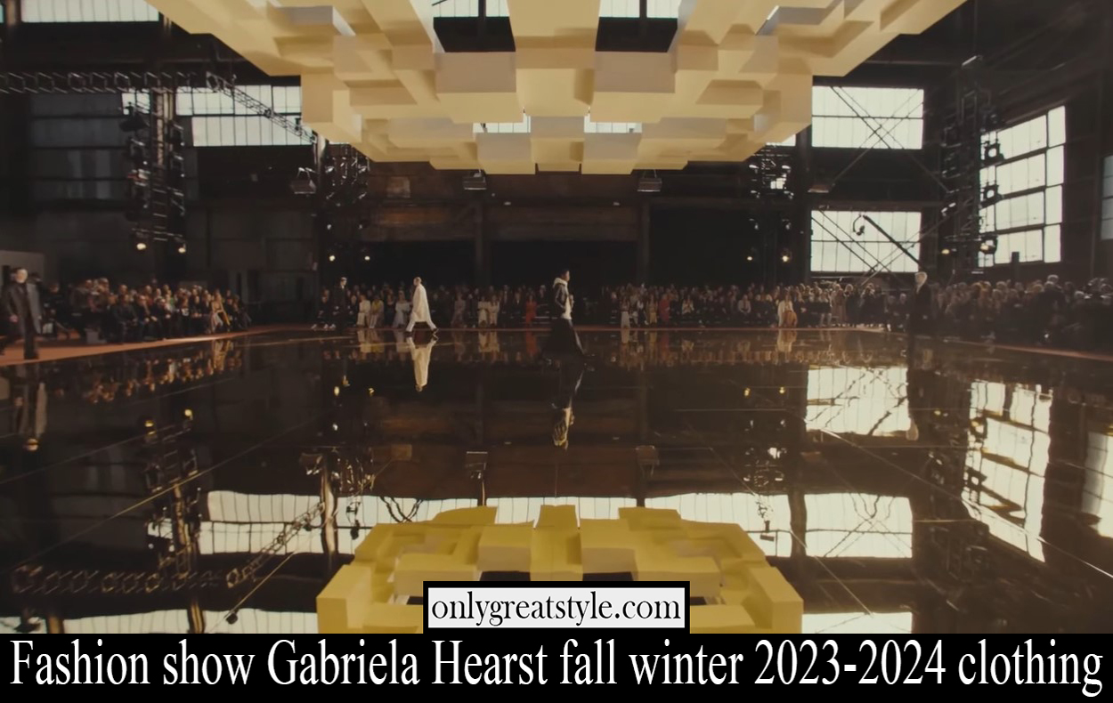 Fashion show Gabriela Hearst fall winter 2023 2024 clothing
