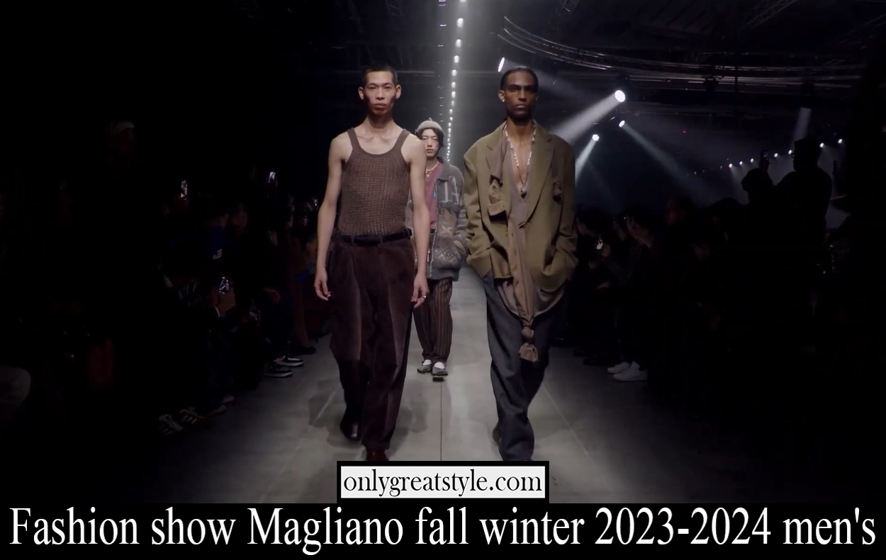 Fashion show Magliano fall winter 2023 2024 mens