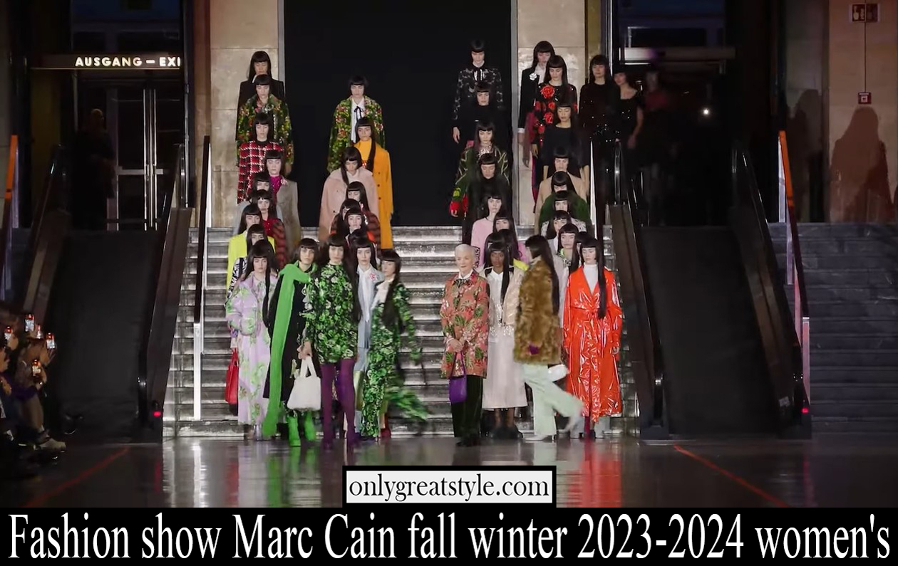 Fashion show Marc Cain fall winter 2023 2024 womens