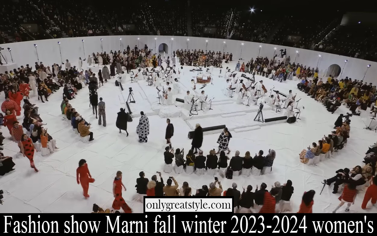 Fashion show Marni fall winter 2023 2024 womens