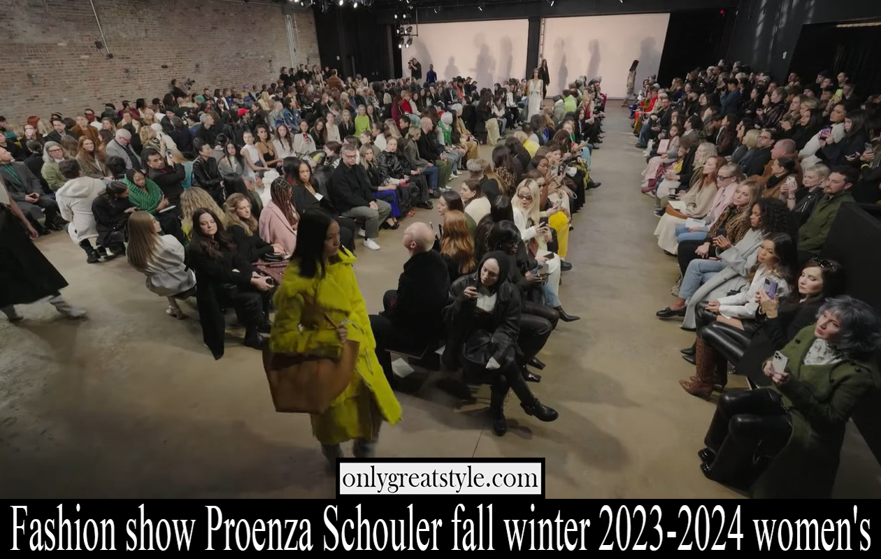 Fashion show Proenza Schouler fall winter 2023 2024 womens