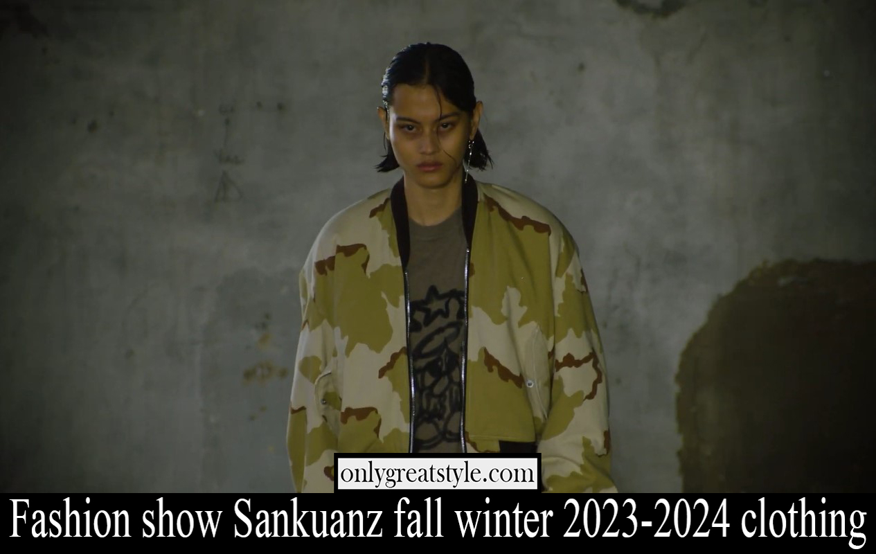 Fashion show Sankuanz fall winter 2023 2024 clothing