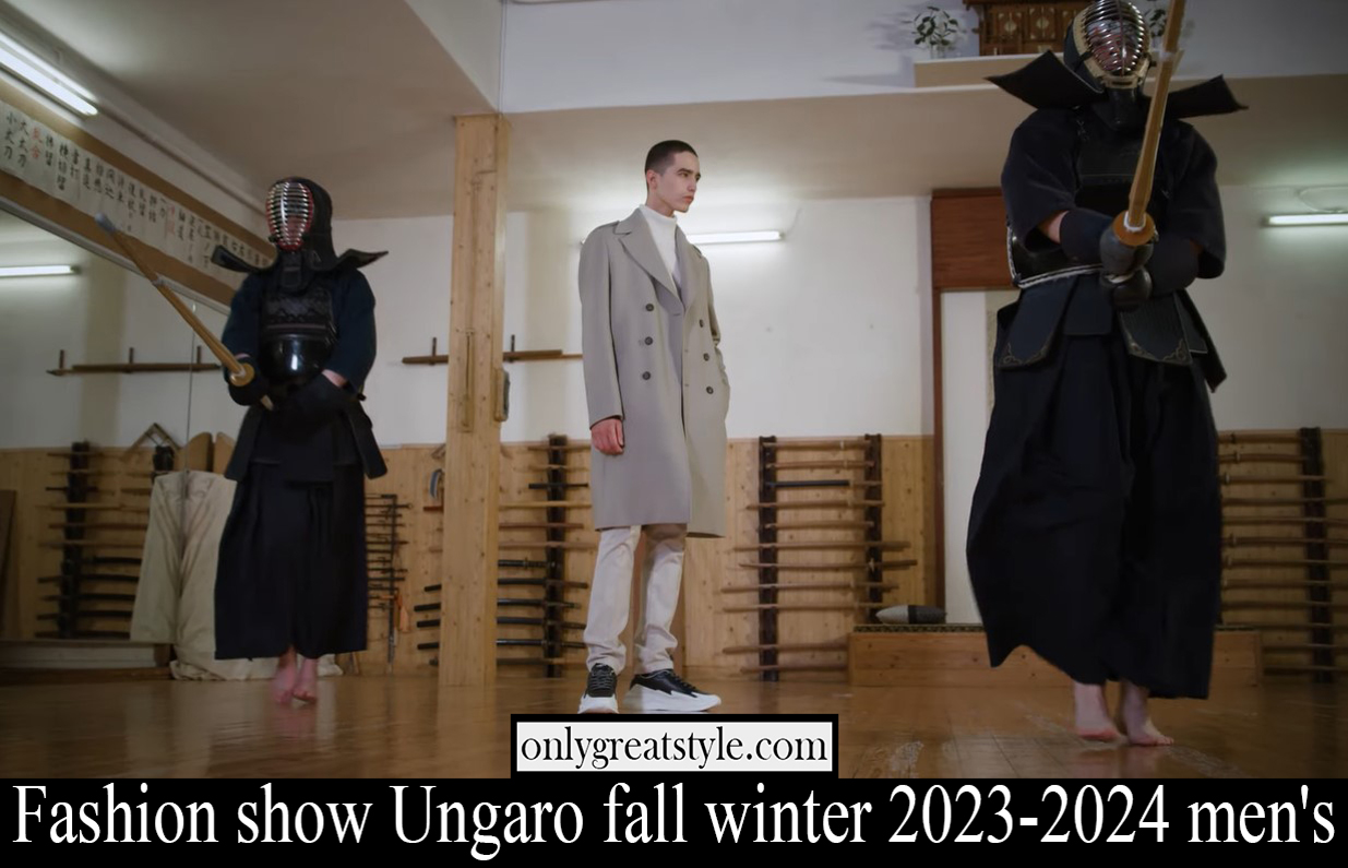 Fashion show Ungaro fall winter 2023 2024 mens