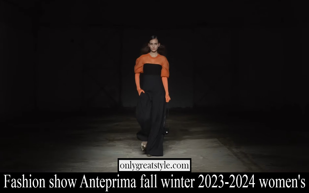 Fashion show Anteprima fall winter 2023 2024 womens