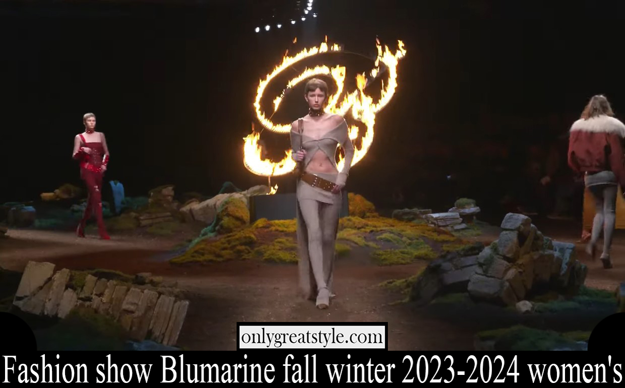 Fashion show Blumarine fall winter 2023 2024 womens