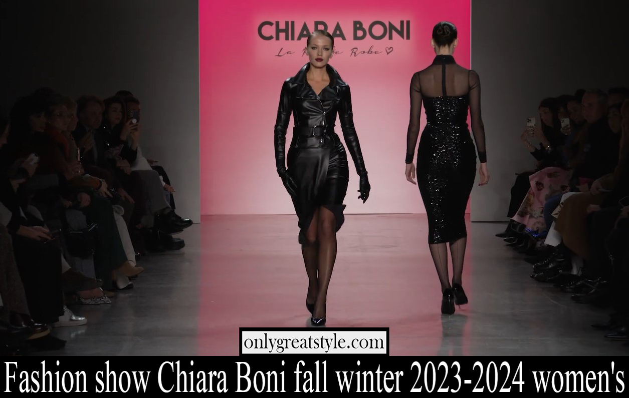 Fashion show Chiara Boni fall winter 2023 2024 womens