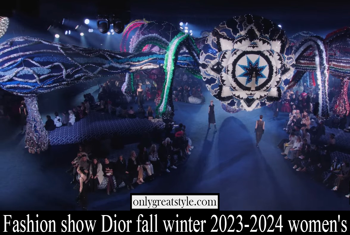 Fashion show Dior fall winter 2023 2024 womens