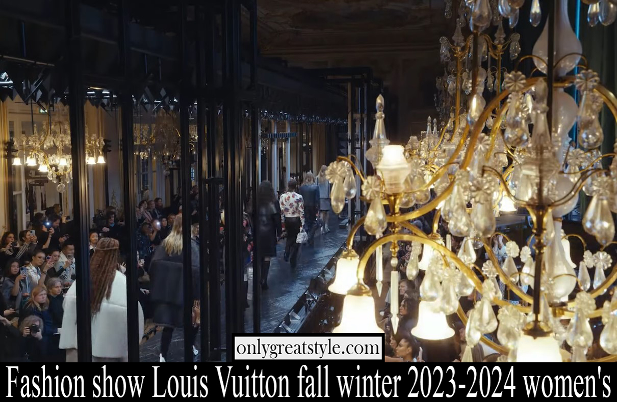 Fashion show Louis Vuitton fall winter 2023 2024 womens