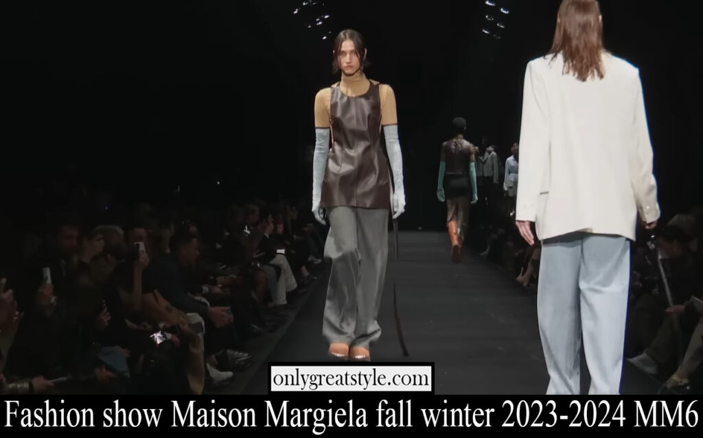 Fashion show Maison Margiela fall winter 2023-2024 MM6