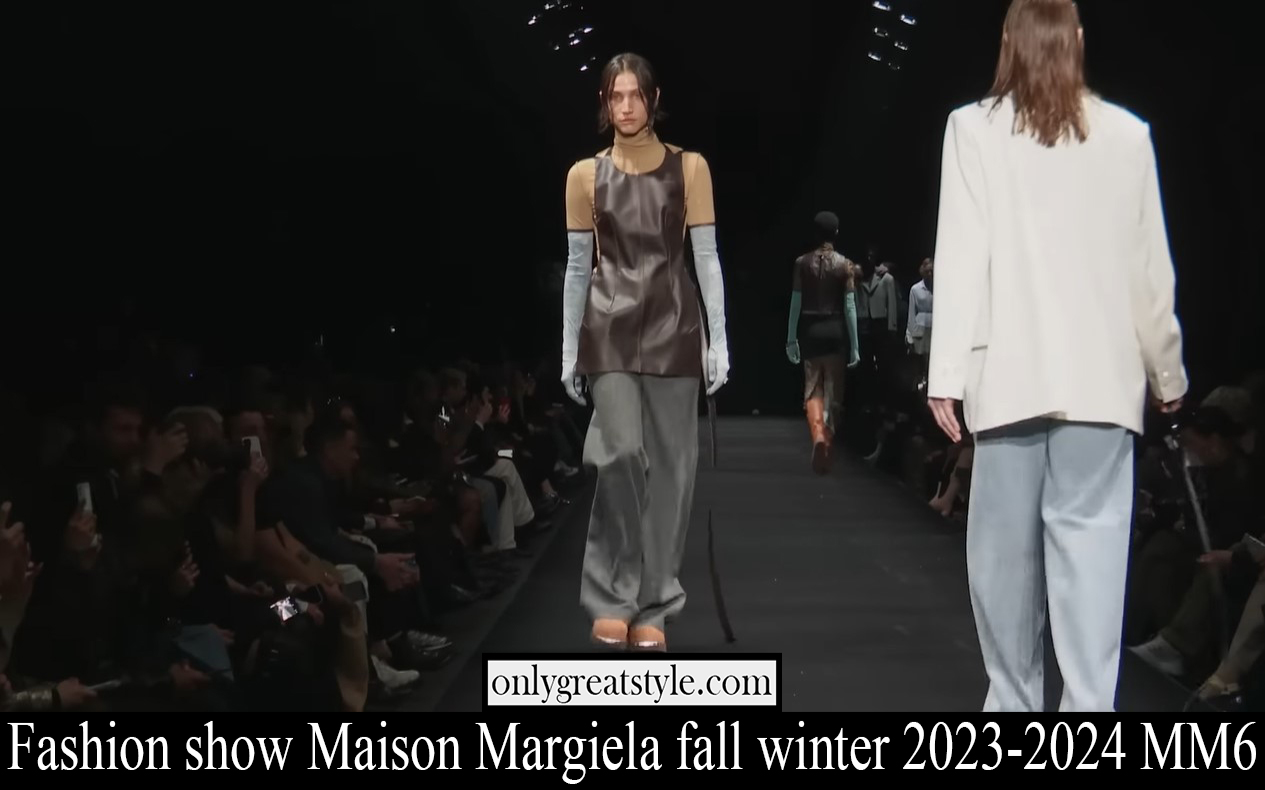 Fashion show Maison Margiela fall winter 2023 2024 MM6