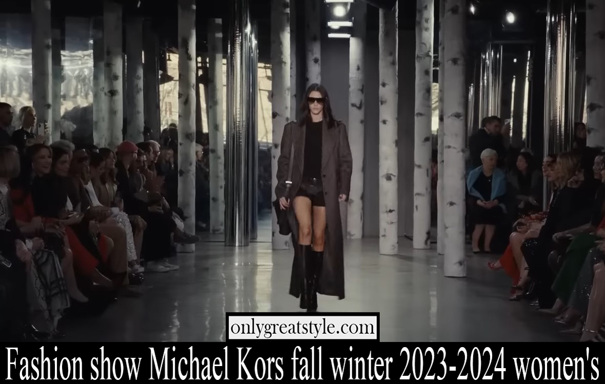 Fashion show Michael Kors fall winter 2023 2024 womens