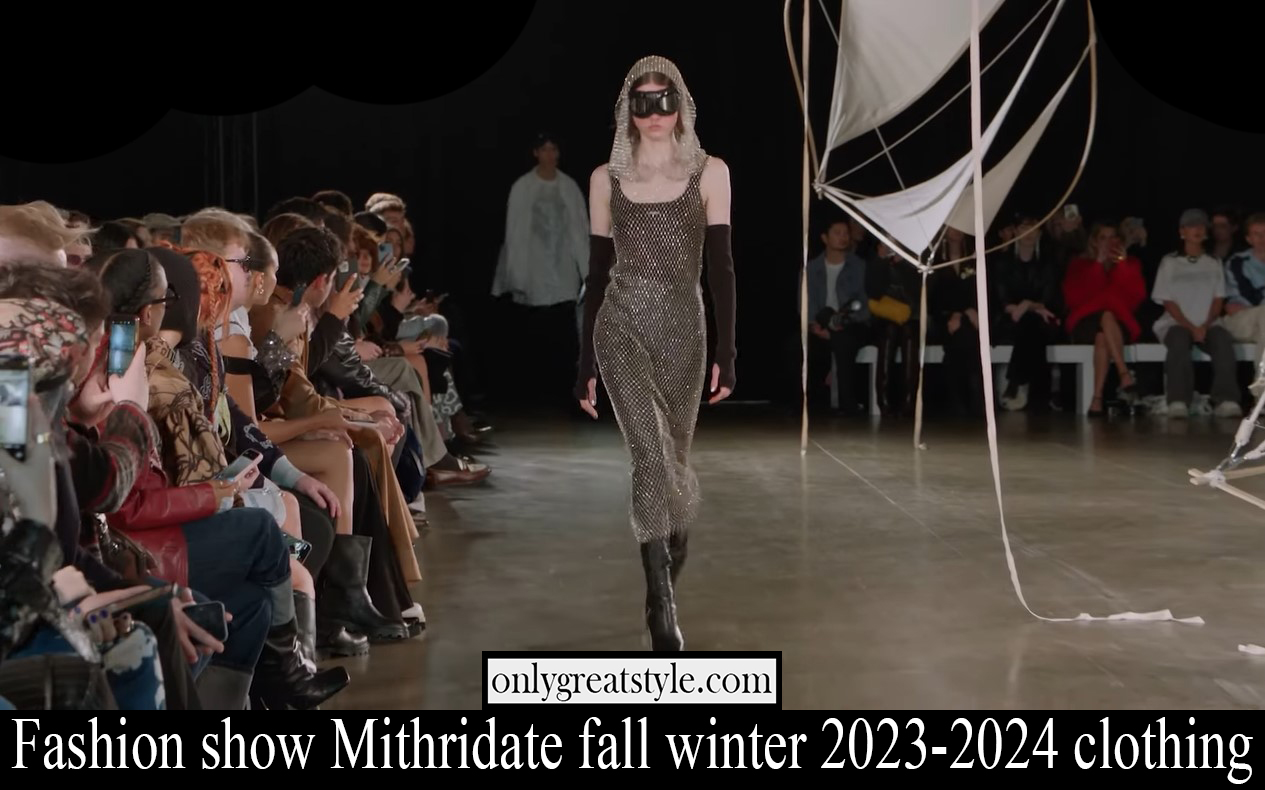 Fashion show Mithridate fall winter 2023 2024 clothing